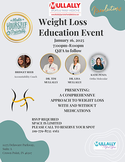 Announcement and Events at Mullally MedSpa in Crown Point, IN